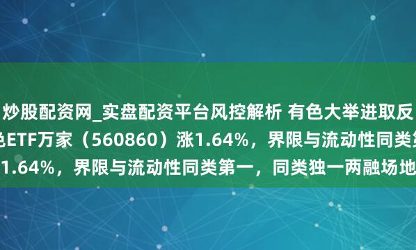炒股配资网_实盘配资平台风控解析 有色大举进取反攻！高弹性的工业有色ETF万家（560860）涨1.64%，界限与流动性同类第一，同类独一两融场地