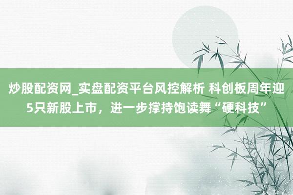 炒股配资网_实盘配资平台风控解析 科创板周年迎5只新股上市，进一步撑持饱读舞“硬科技”